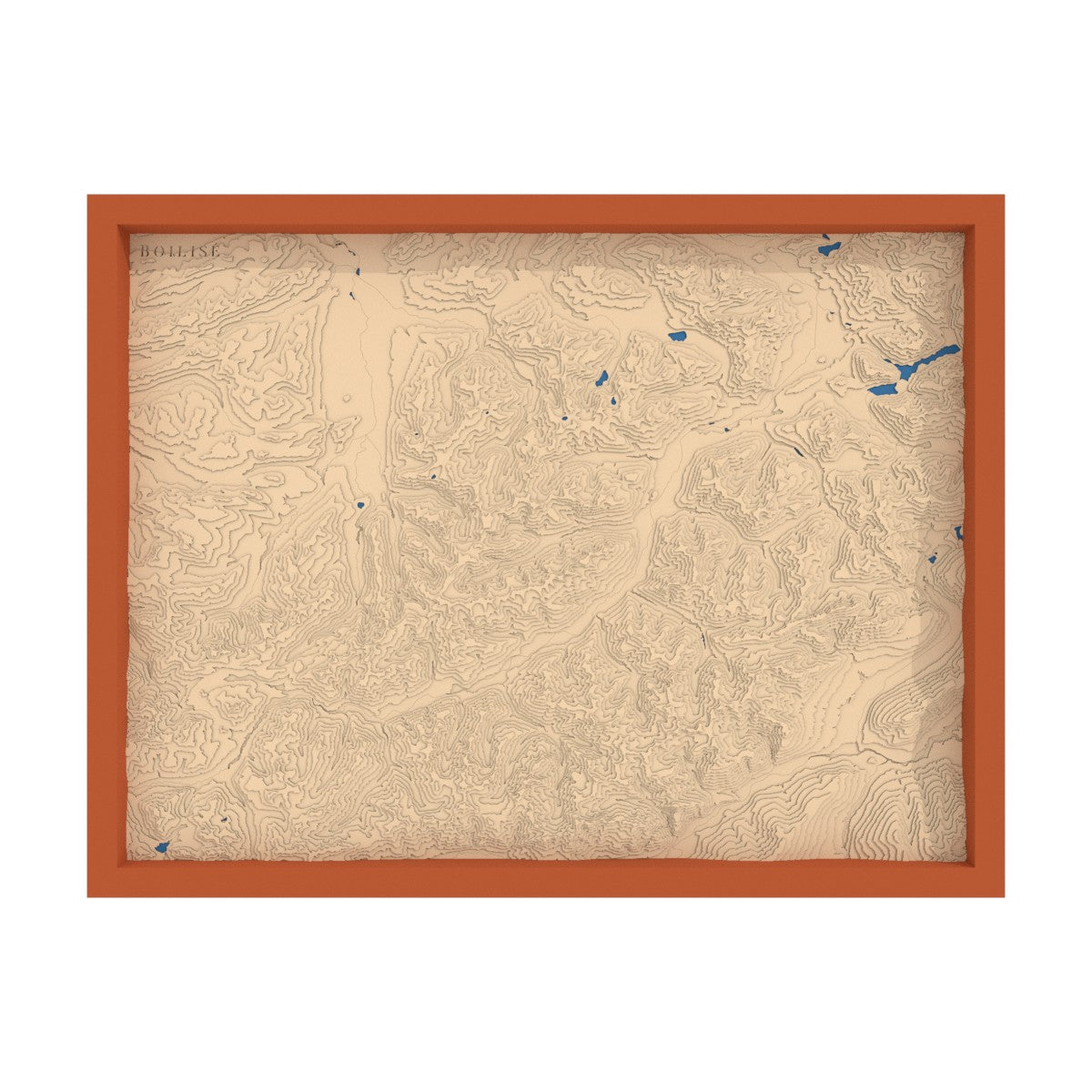 Map of the Lech Valley - Austria