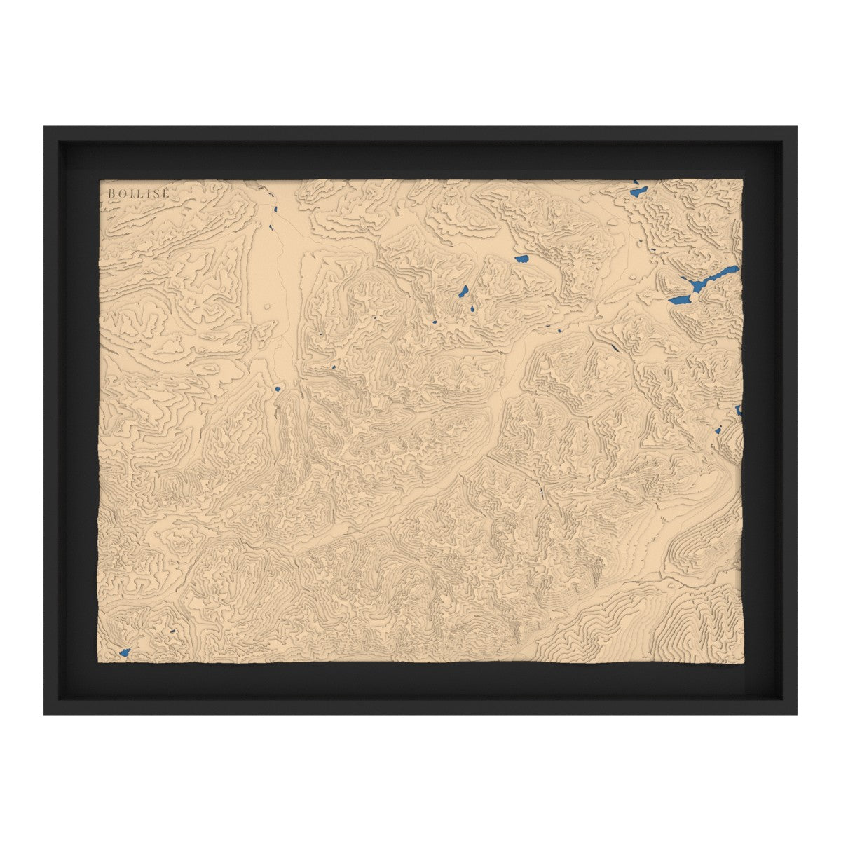 Map of the Lech Valley - Austria