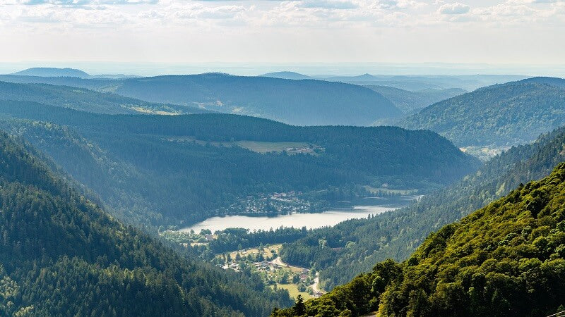 Le lac de Retournemer dans les Vosges