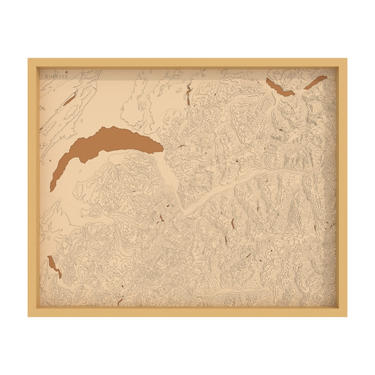 Carte du Chablais, des Alpes valaisannes et bernoises