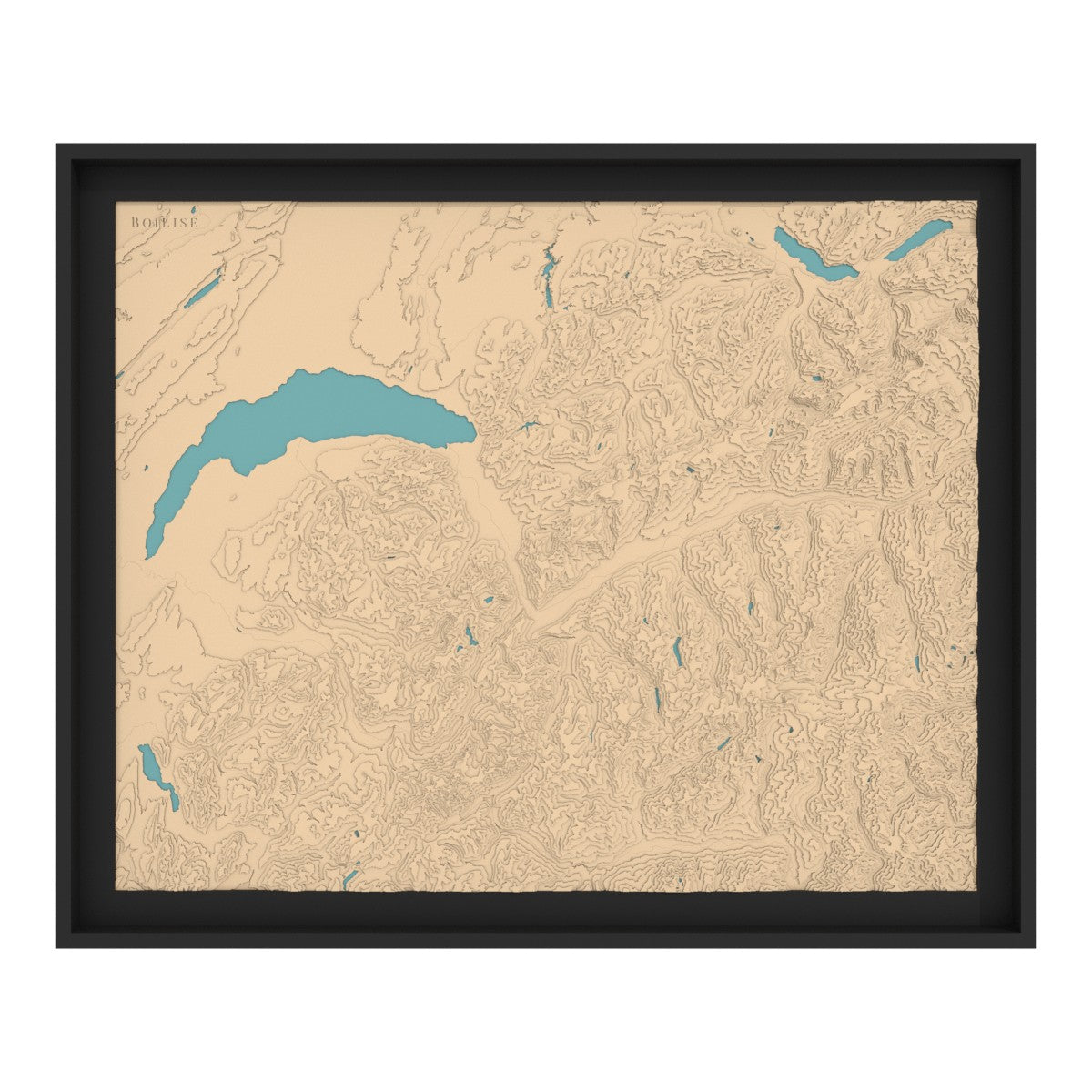 Carte du Chablais, des Alpes valaisannes et bernoises