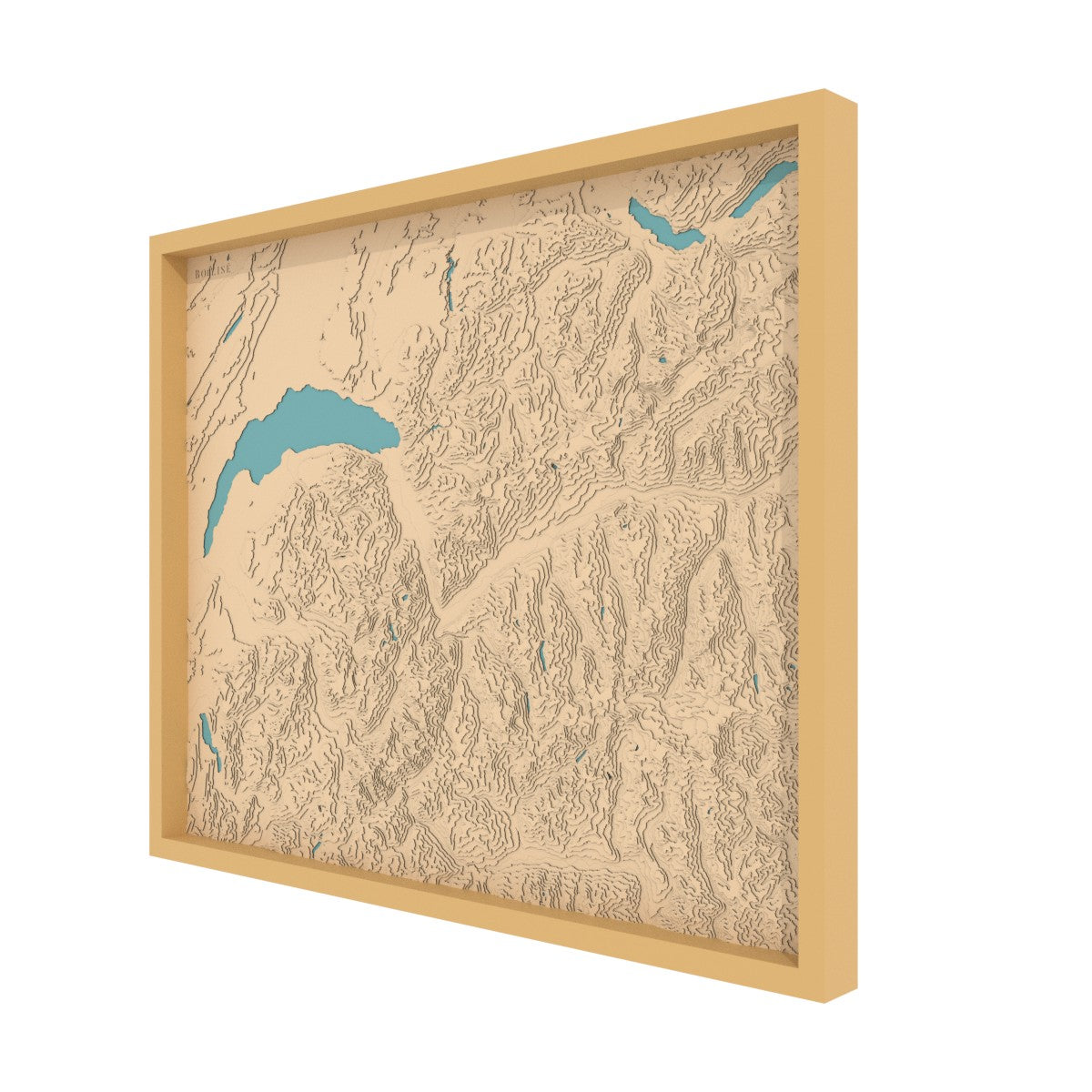 Carte du Chablais, des Alpes valaisannes et bernoises