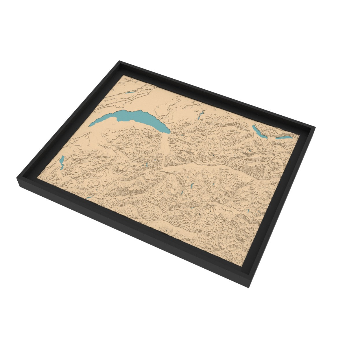 Carte du Chablais, des Alpes valaisannes et bernoises