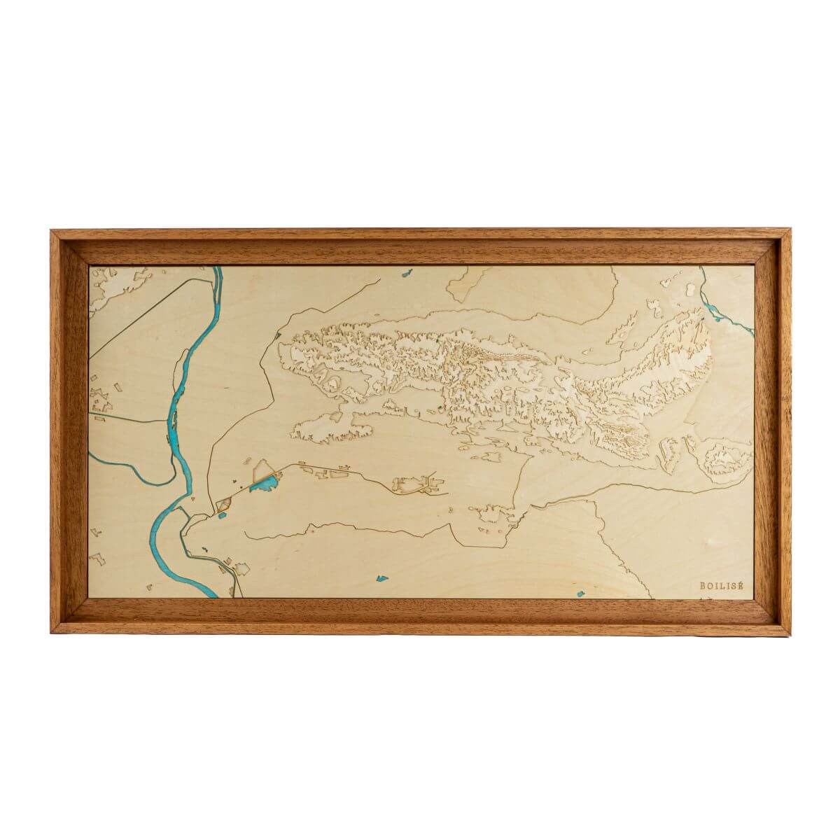 Arles et le massif des Alpilles en bois et en relief pour votre déco