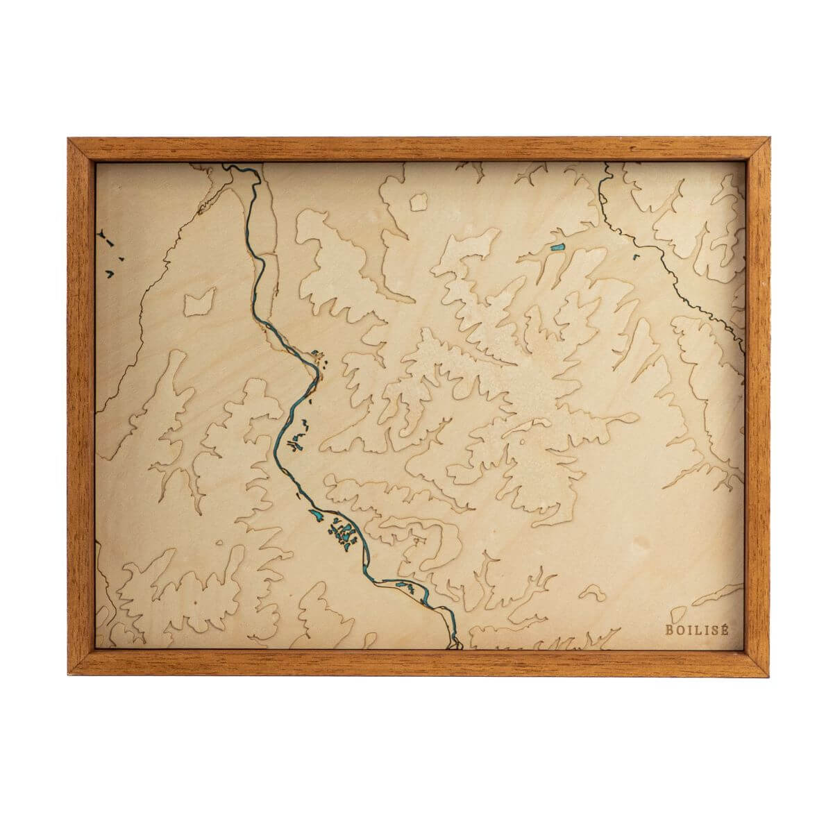 Auxerre représentée dans une carte au style unique