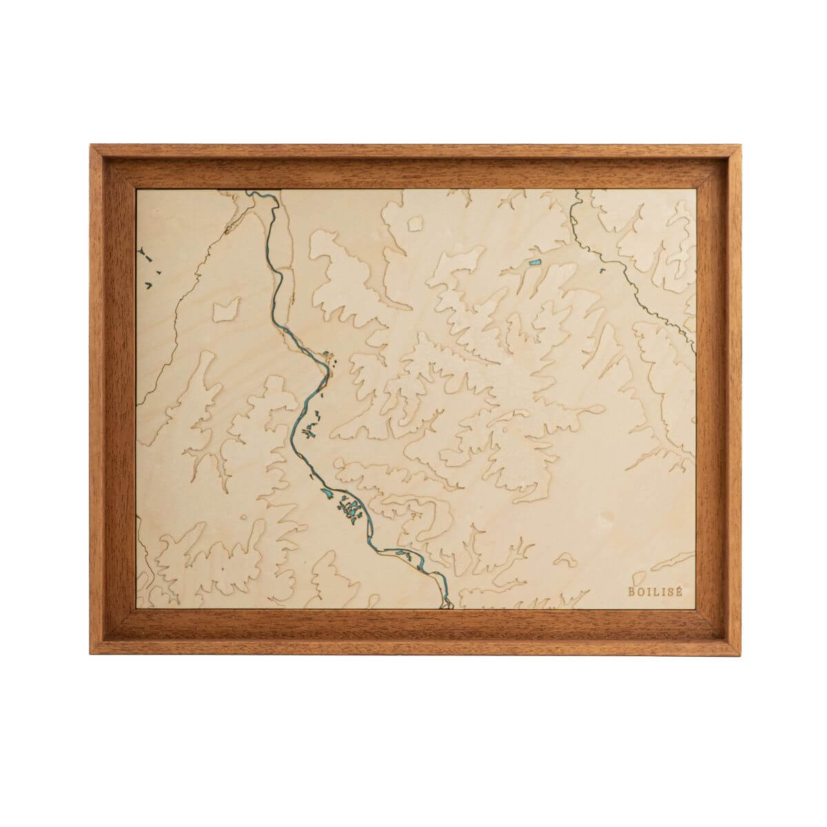 Carte originale d'Auxerre : en bois et en relief