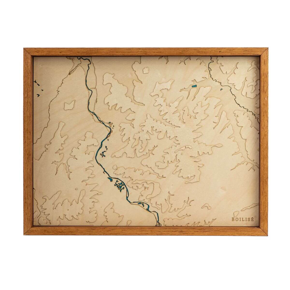Tableau en bois personnalisé : Auxerre