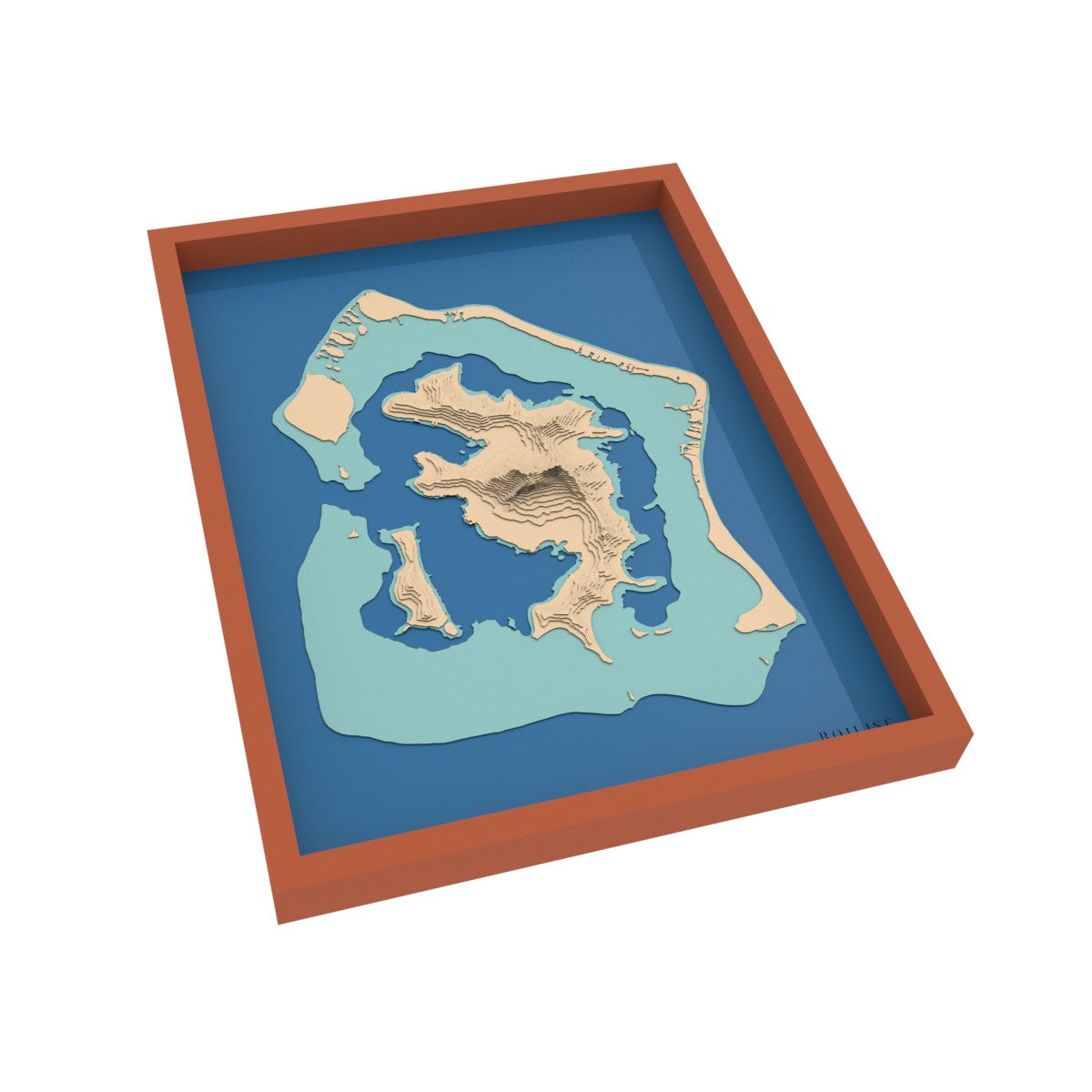 Carte de Bora-Bora
