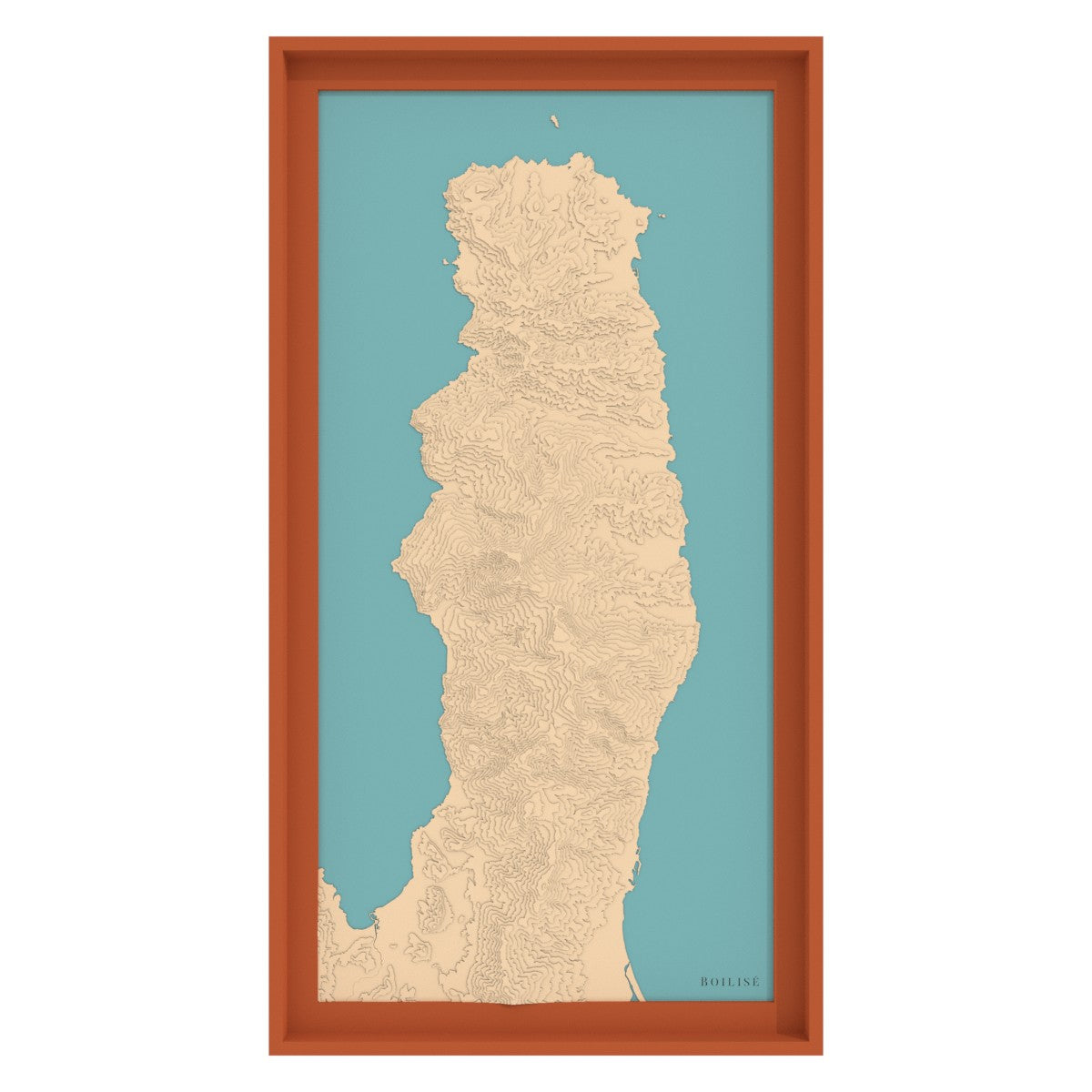Map of Cap Corse