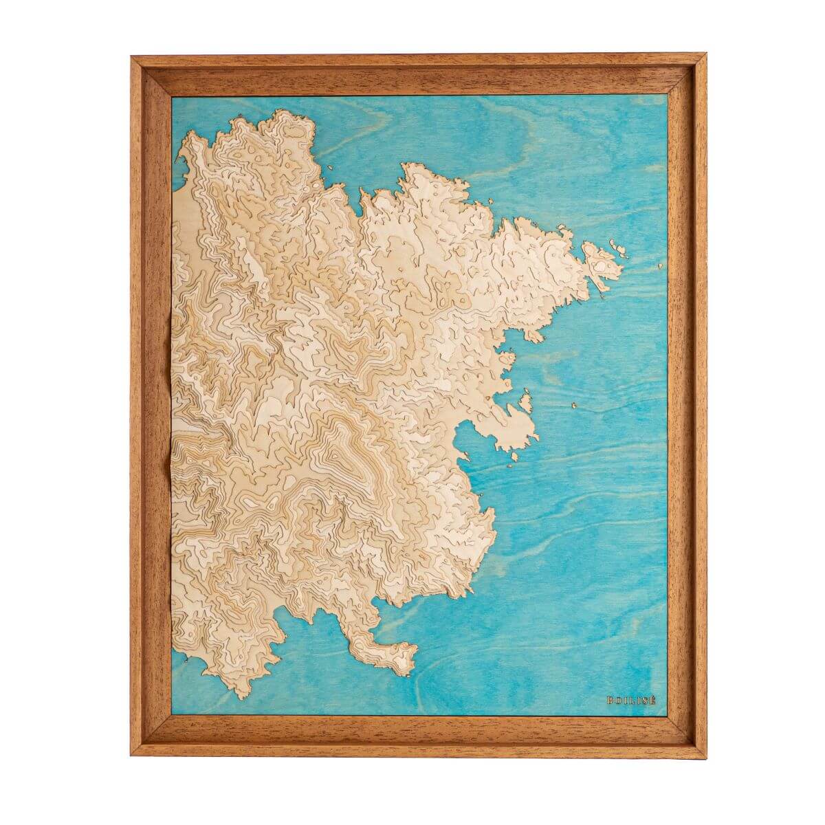 Cadaqués et le cap de Creus en bois et en relief pour votre déco