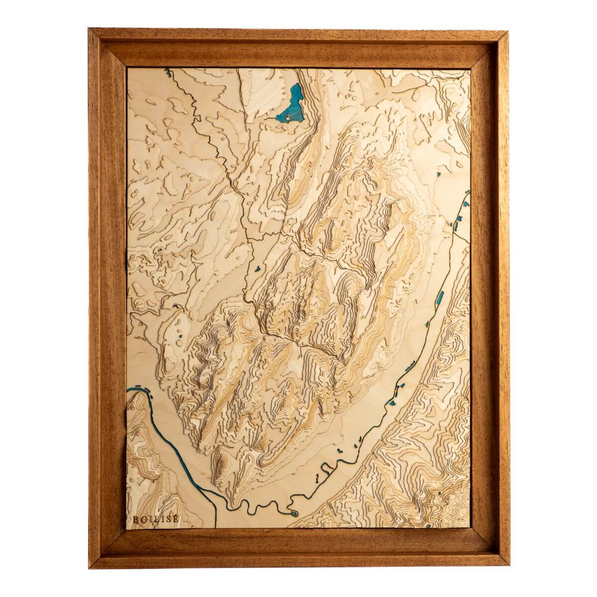 Le relief du massif de la Chartreuse comme vous ne l'avez jamais vu : en bois et chez vous.