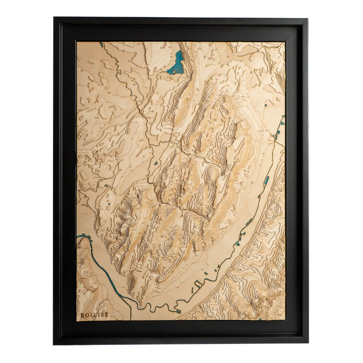 Le tableau qui fait parler dans votre déco : Le Massif de la Chartreuse en relief
