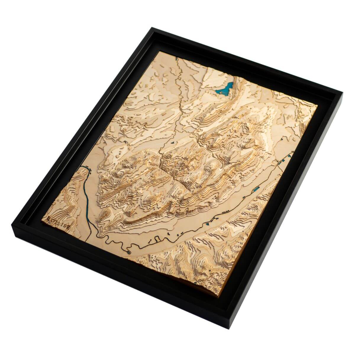 Le Massif de la Chartreuse en bois et en relief pour votre déco