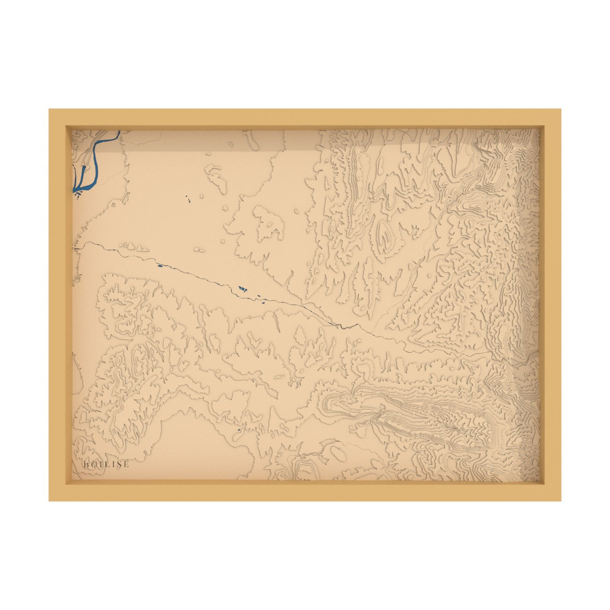 Carte de la vallée de la Drôme