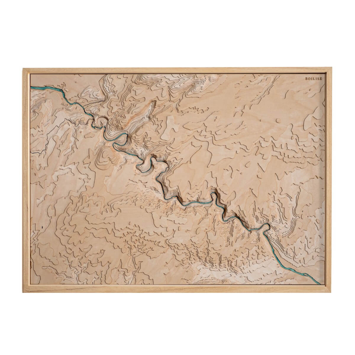 Les gorges de l'Ardèche dans un tableau pour une déco originale