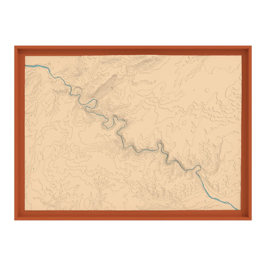 Carte des gorges de l'Ardèche