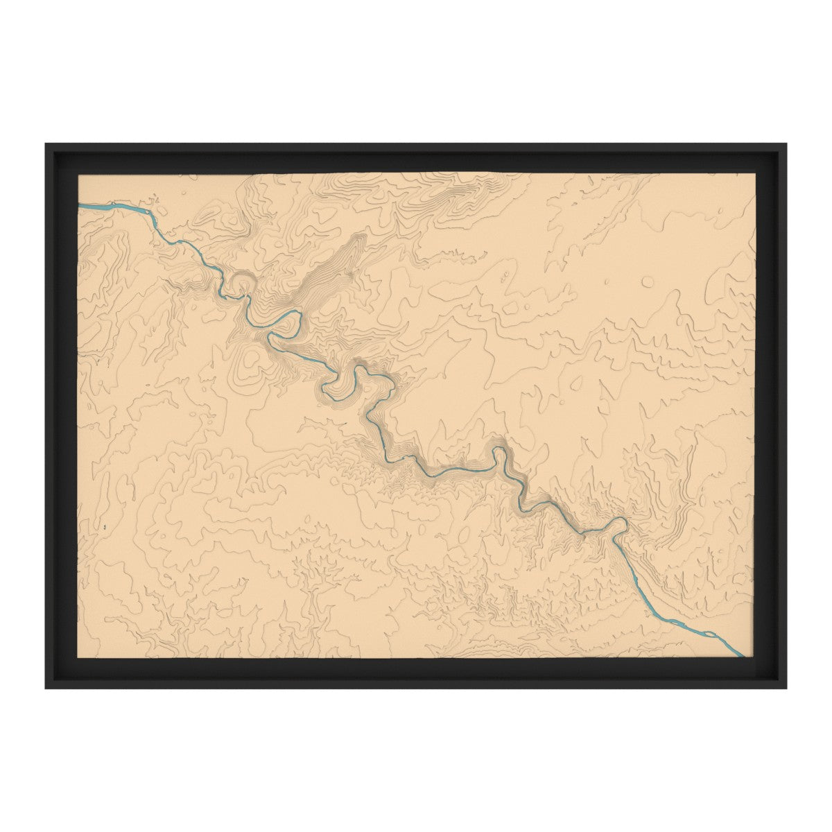 Map of the Ardèche gorges