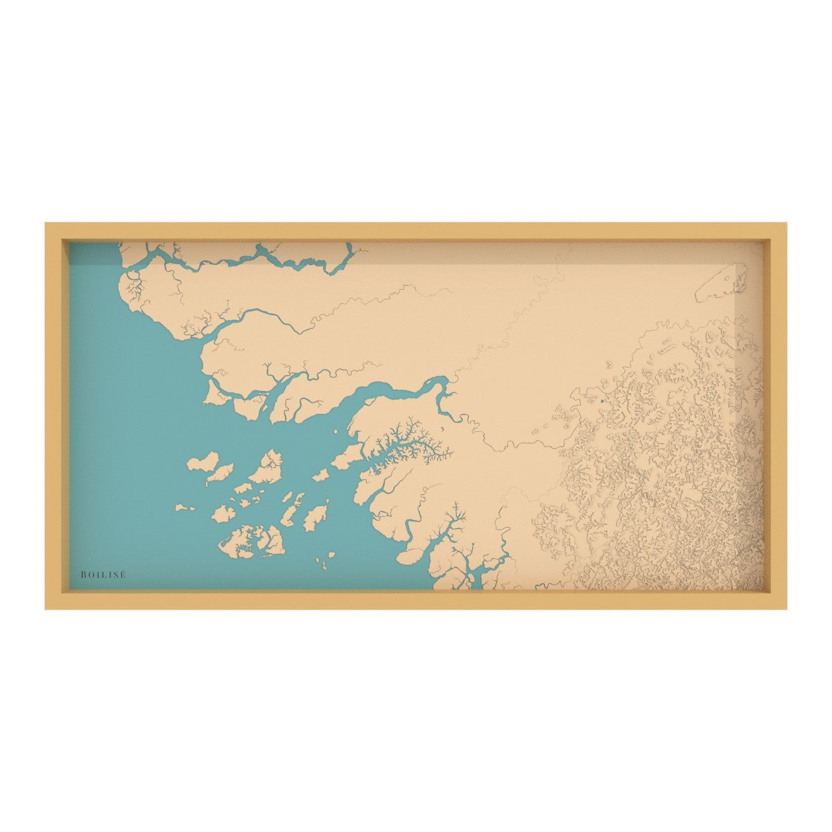 Carte de la Guinée-Bissau