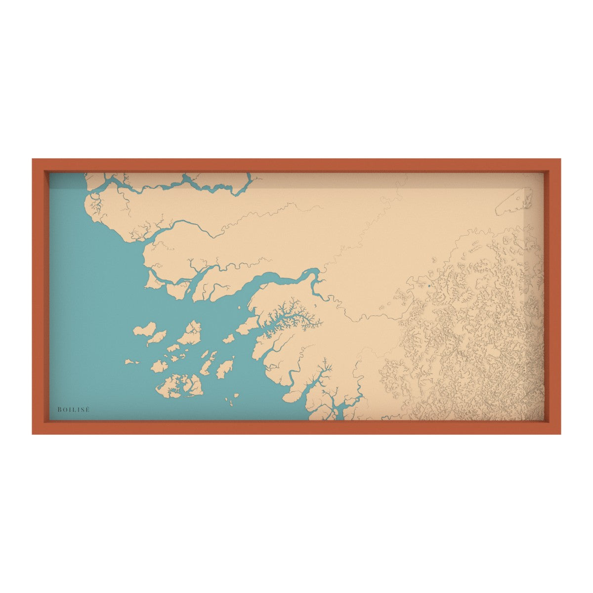 Carte de la Guinée-Bissau