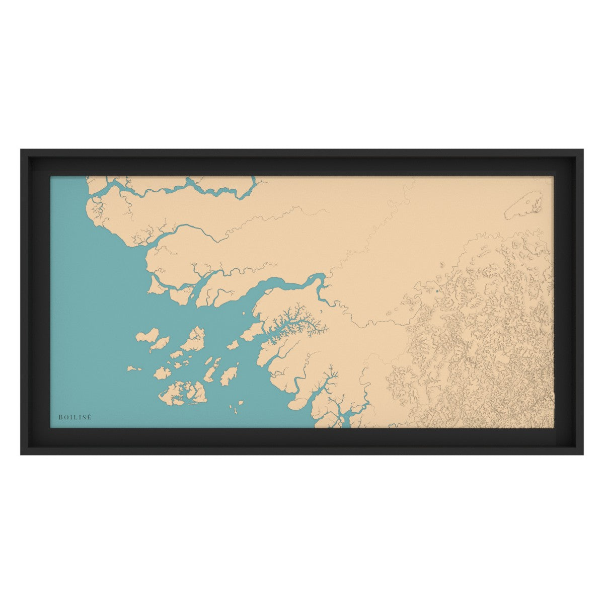 Carte de la Guinée-Bissau