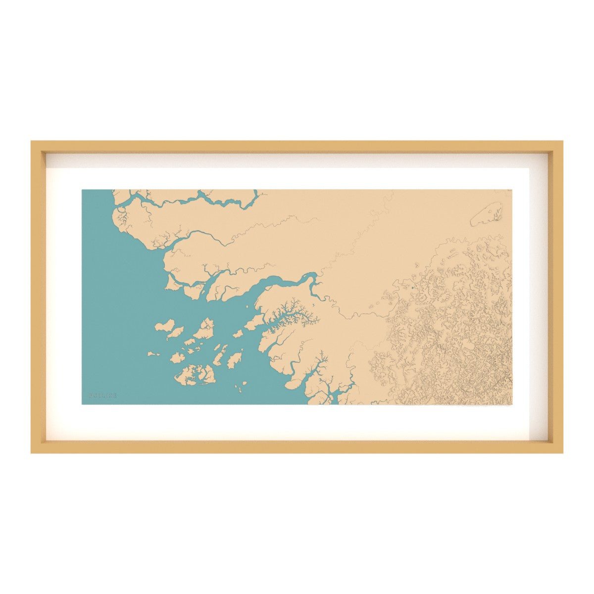 Carte de la Guinée-Bissau