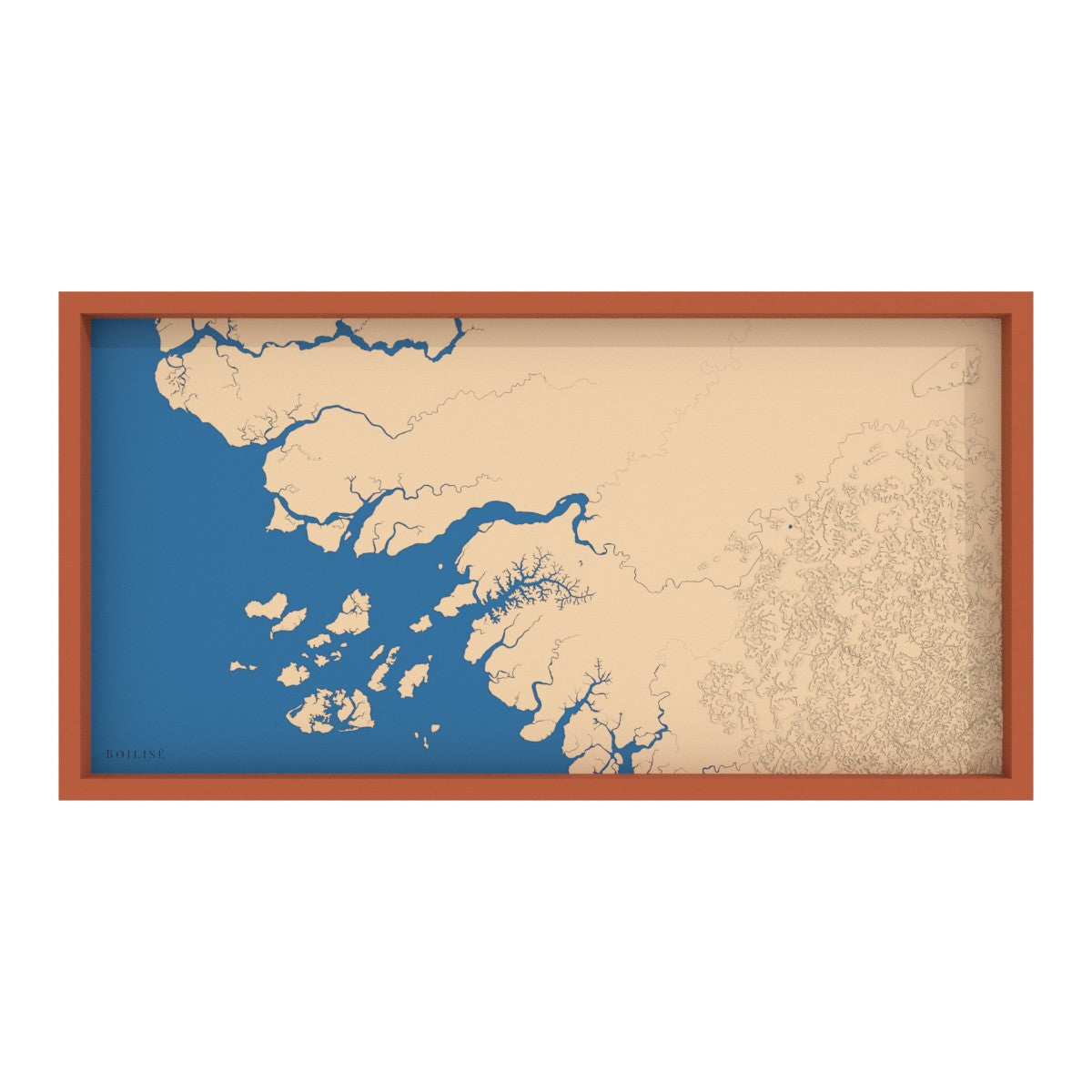 Carte de la Guinée-Bissau