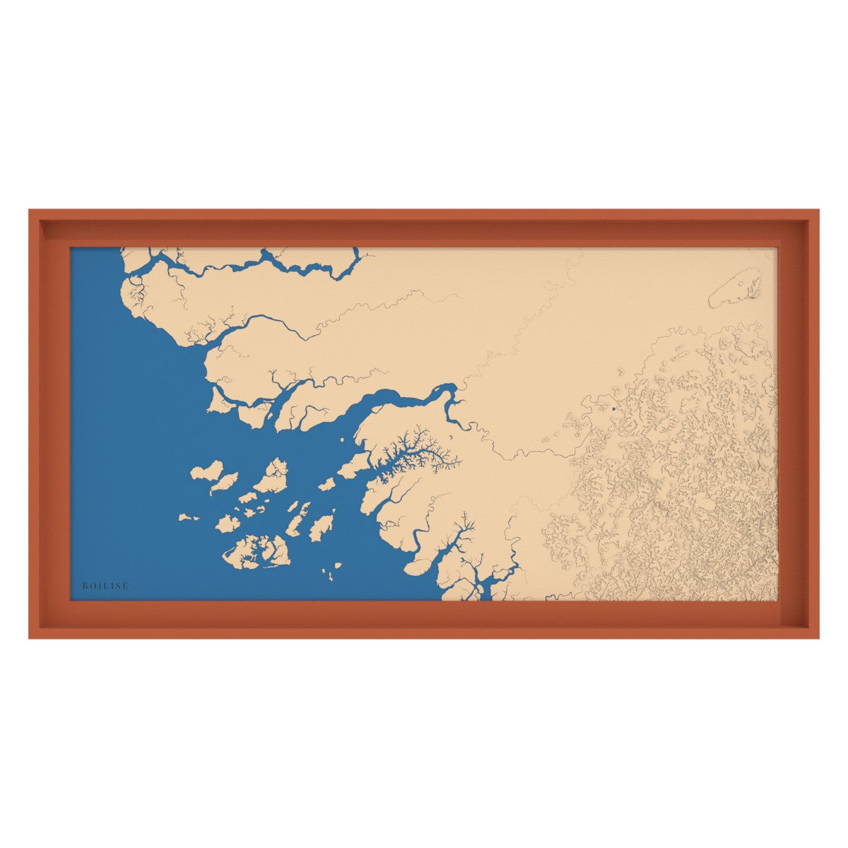 Carte de la Guinée-Bissau
