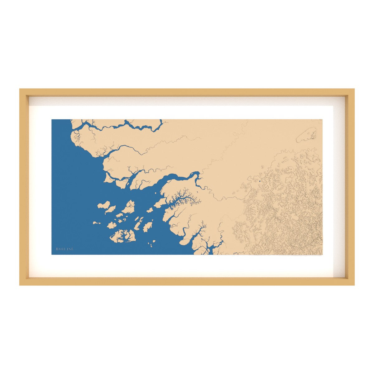 Carte de la Guinée-Bissau