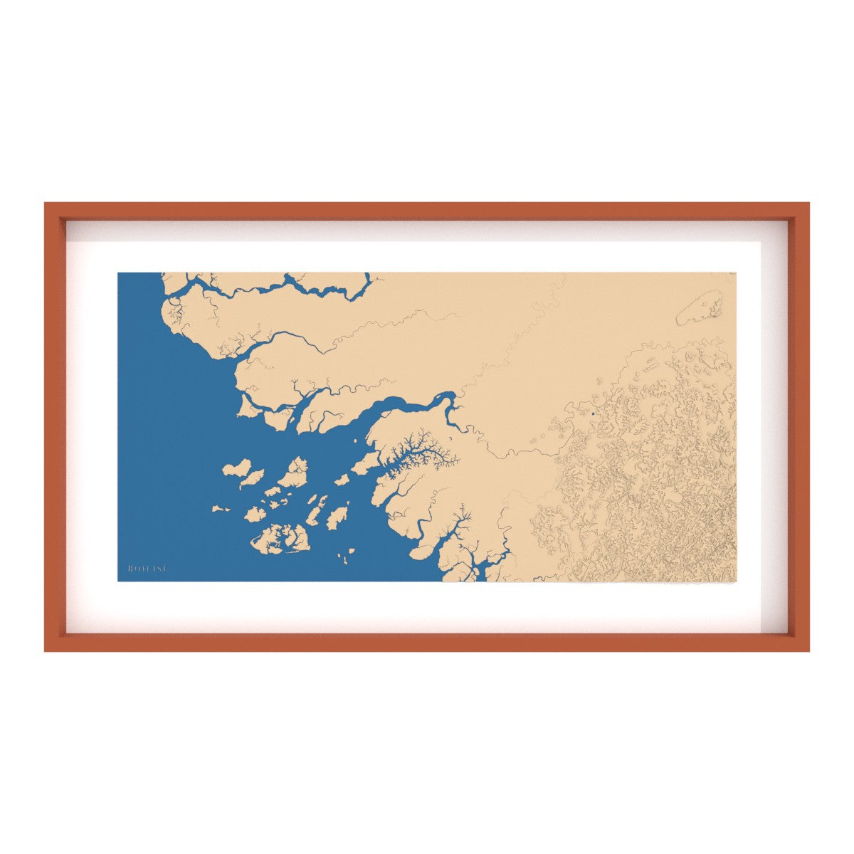 Carte de la Guinée-Bissau