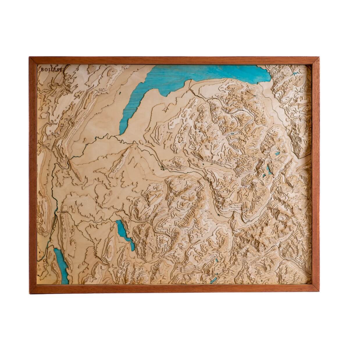 Tableau en bois personnalisé : La Haute-Savoie