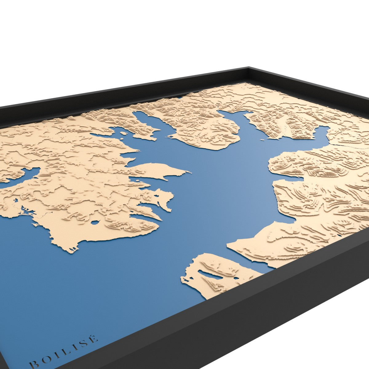 Map of Isfjord (Svalbard)