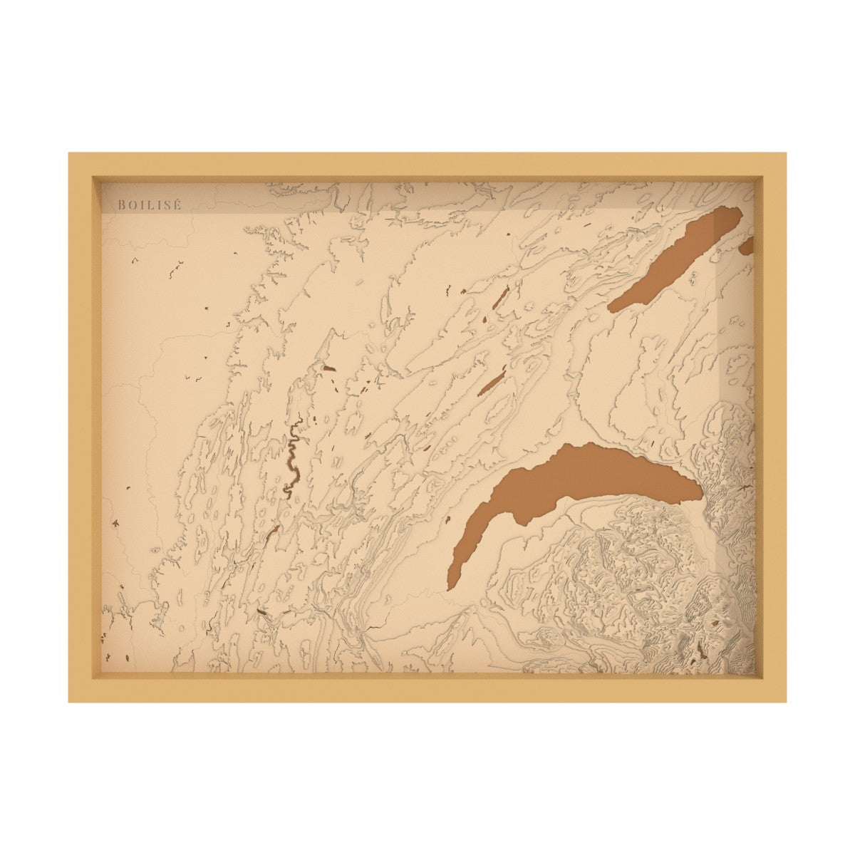 Carte du Haut-Jura et du Chablais