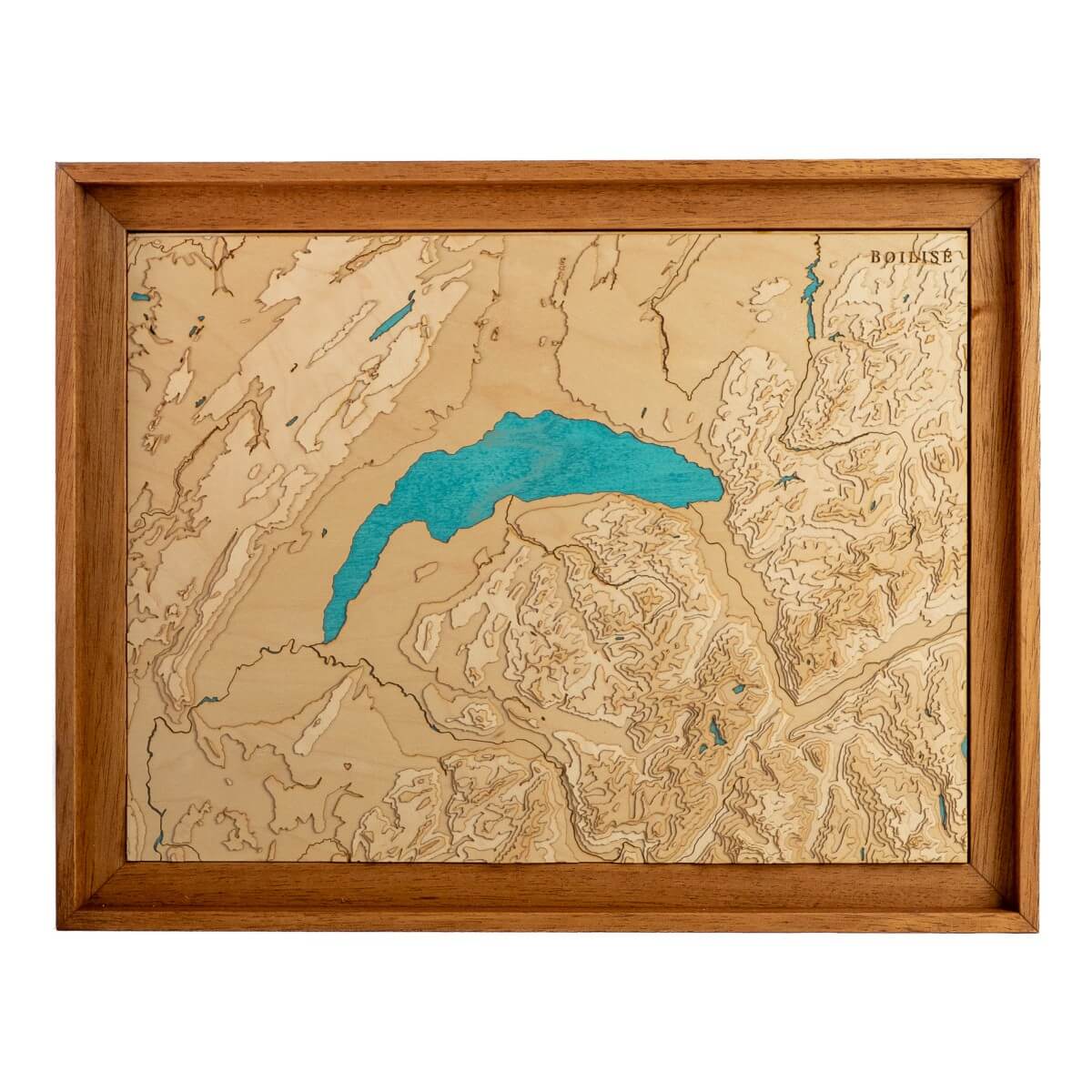 Le lac Léman dans un tableau pour une déco originale