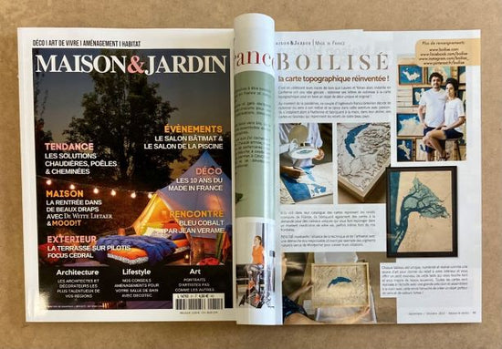 BOILISÉ dans le magazine Maison & Jardin