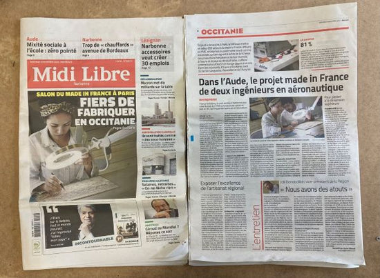 BOILISÉ en couverture du Midi Libre