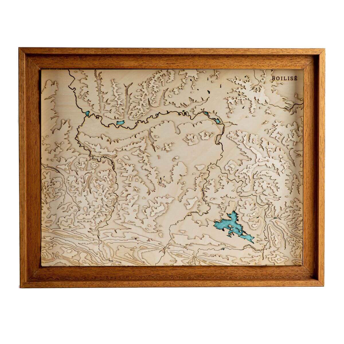 Le pays du Mirepoix représentée dans une carte au style unique