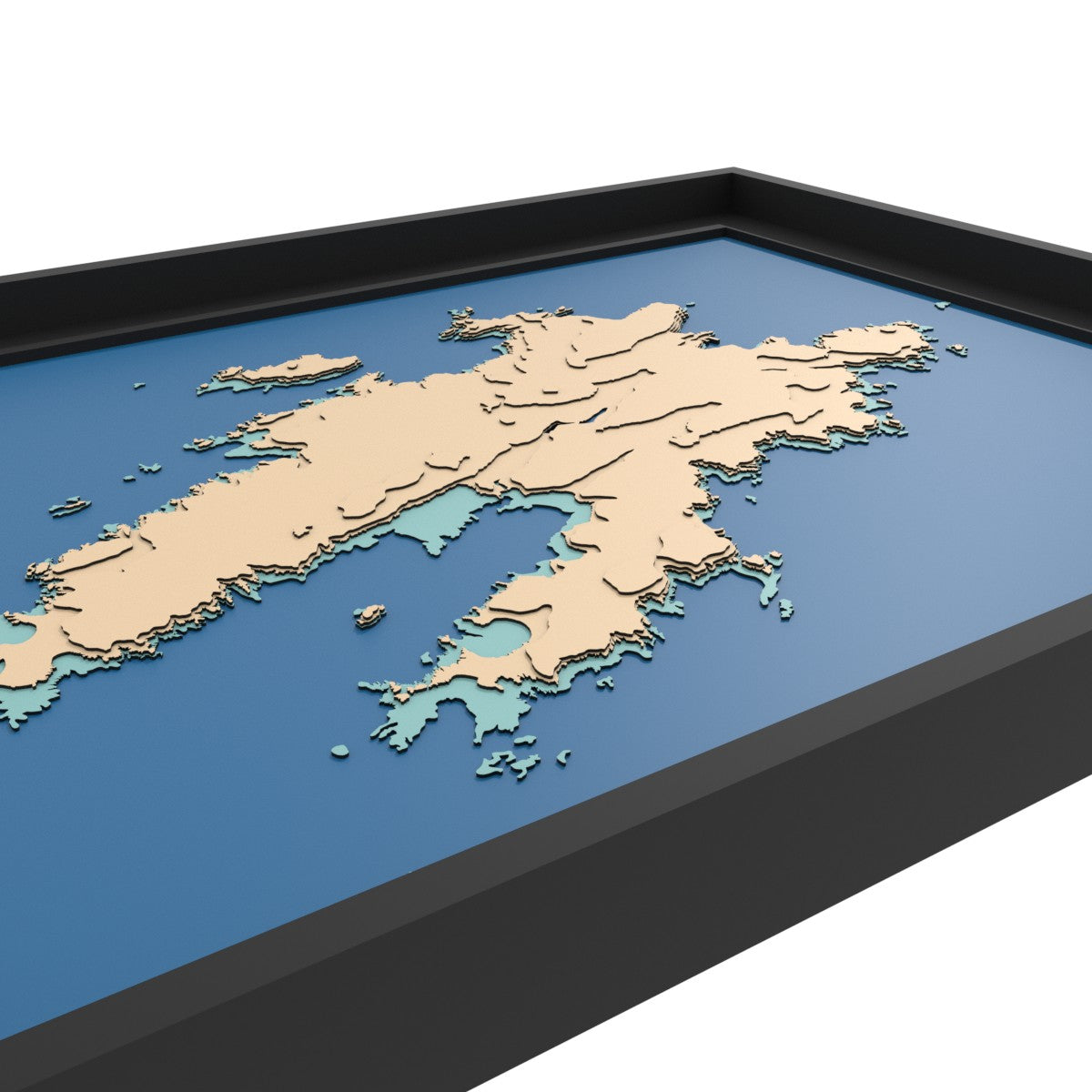 Map of the island of Ouessant