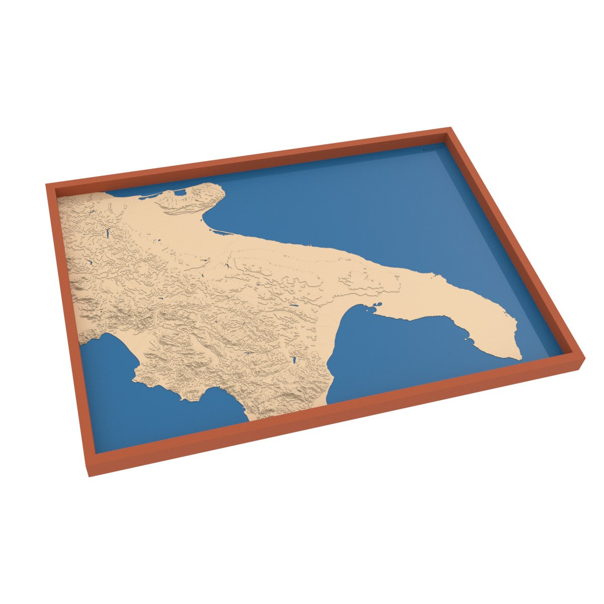 Carte des Pouilles (Italie)