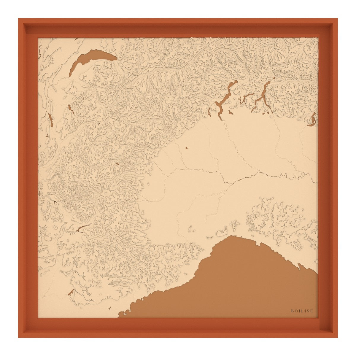 Carte des états de Savoie