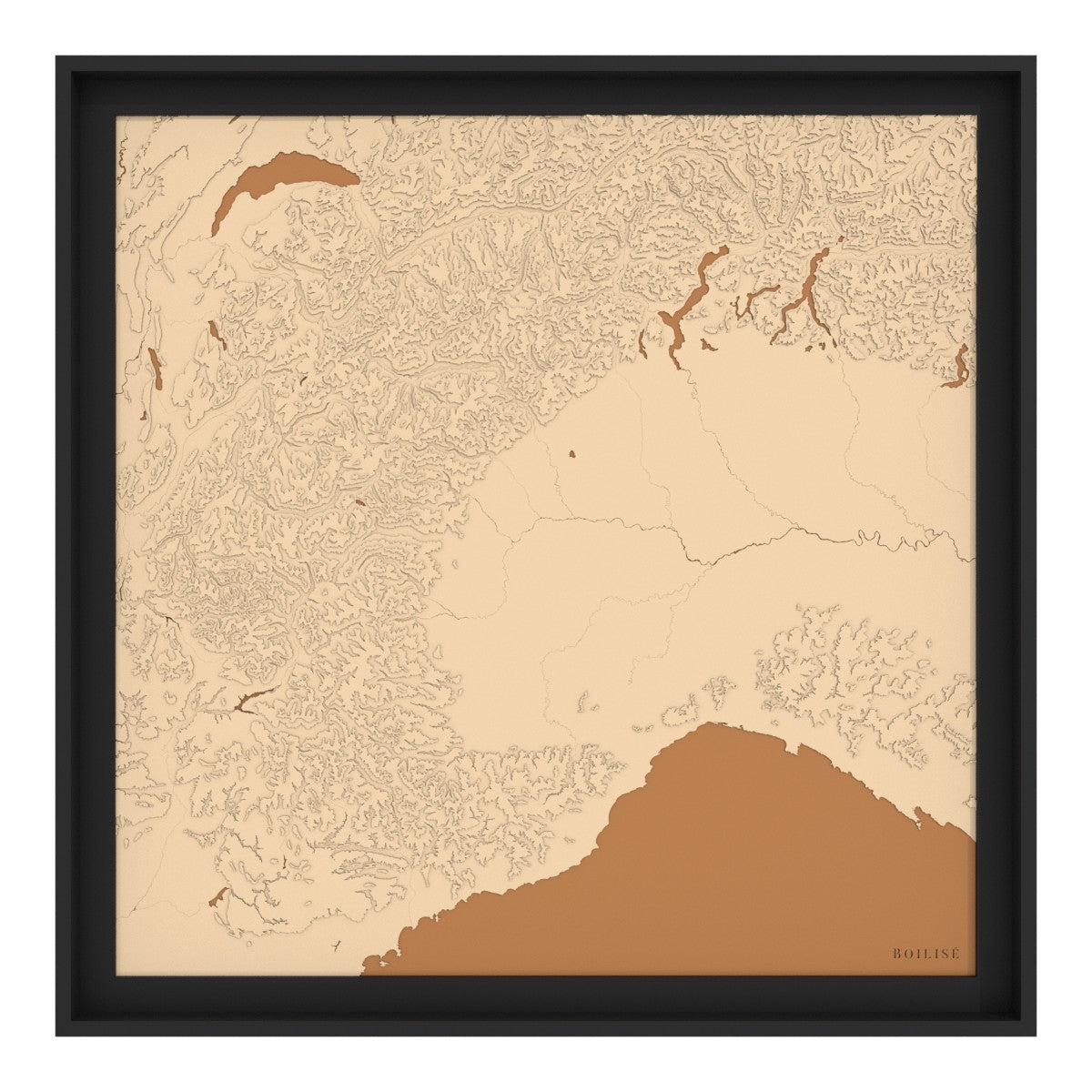 Carte des états de Savoie