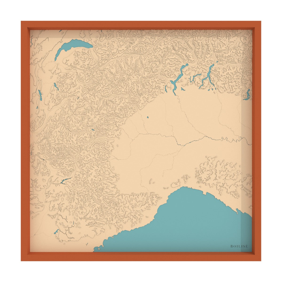Carte des états de Savoie