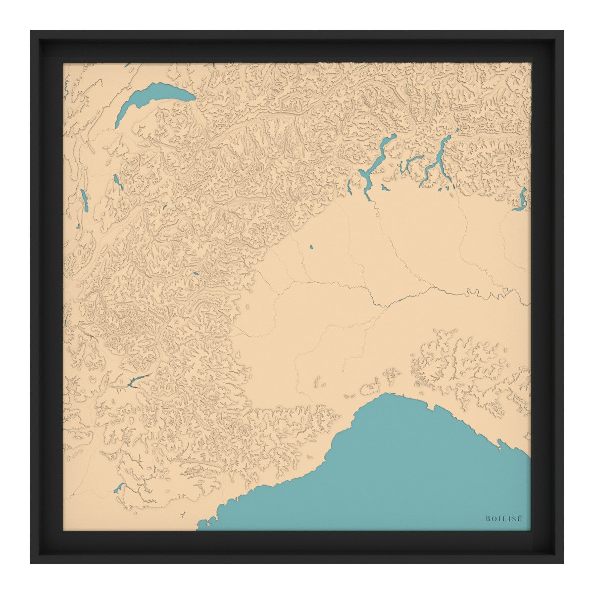 Carte des états de Savoie