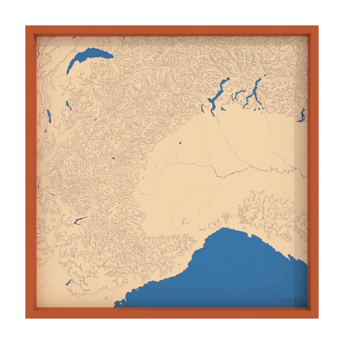 Carte des états de Savoie