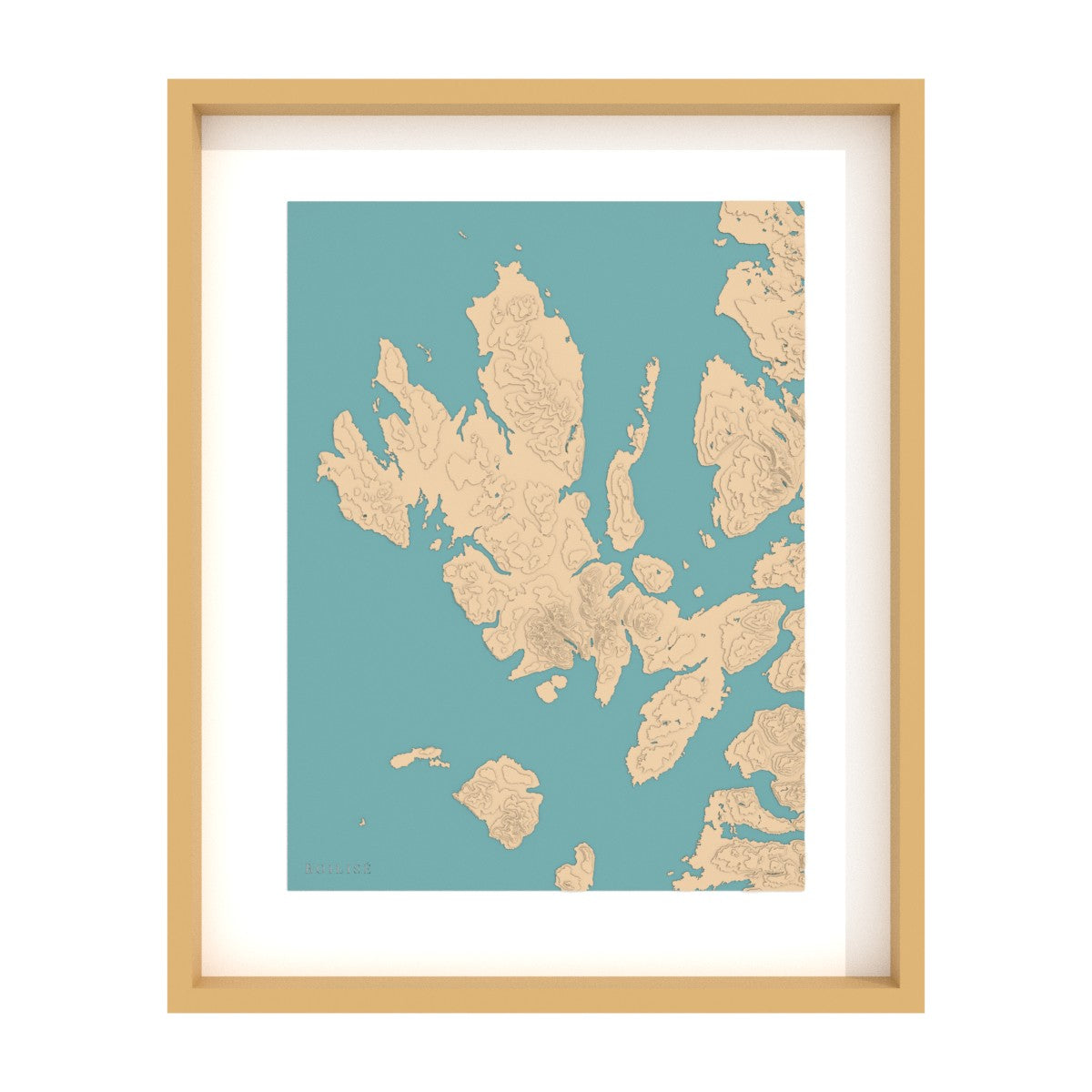 Carte de l'île de Skye