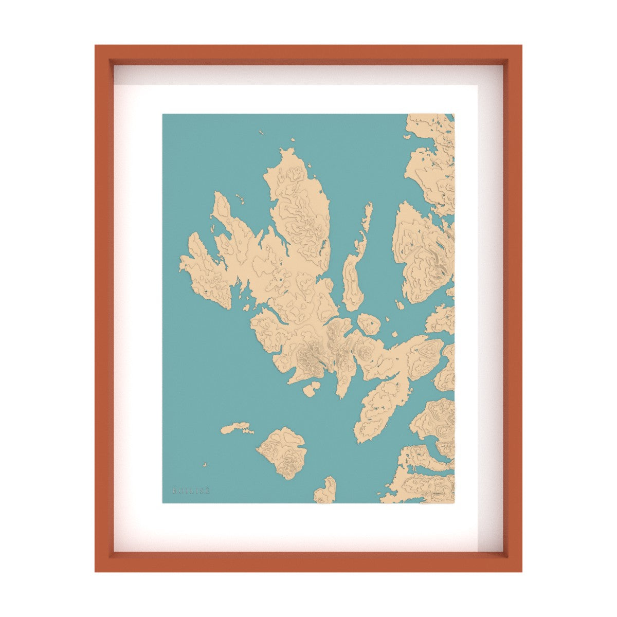 Carte de l'île de Skye