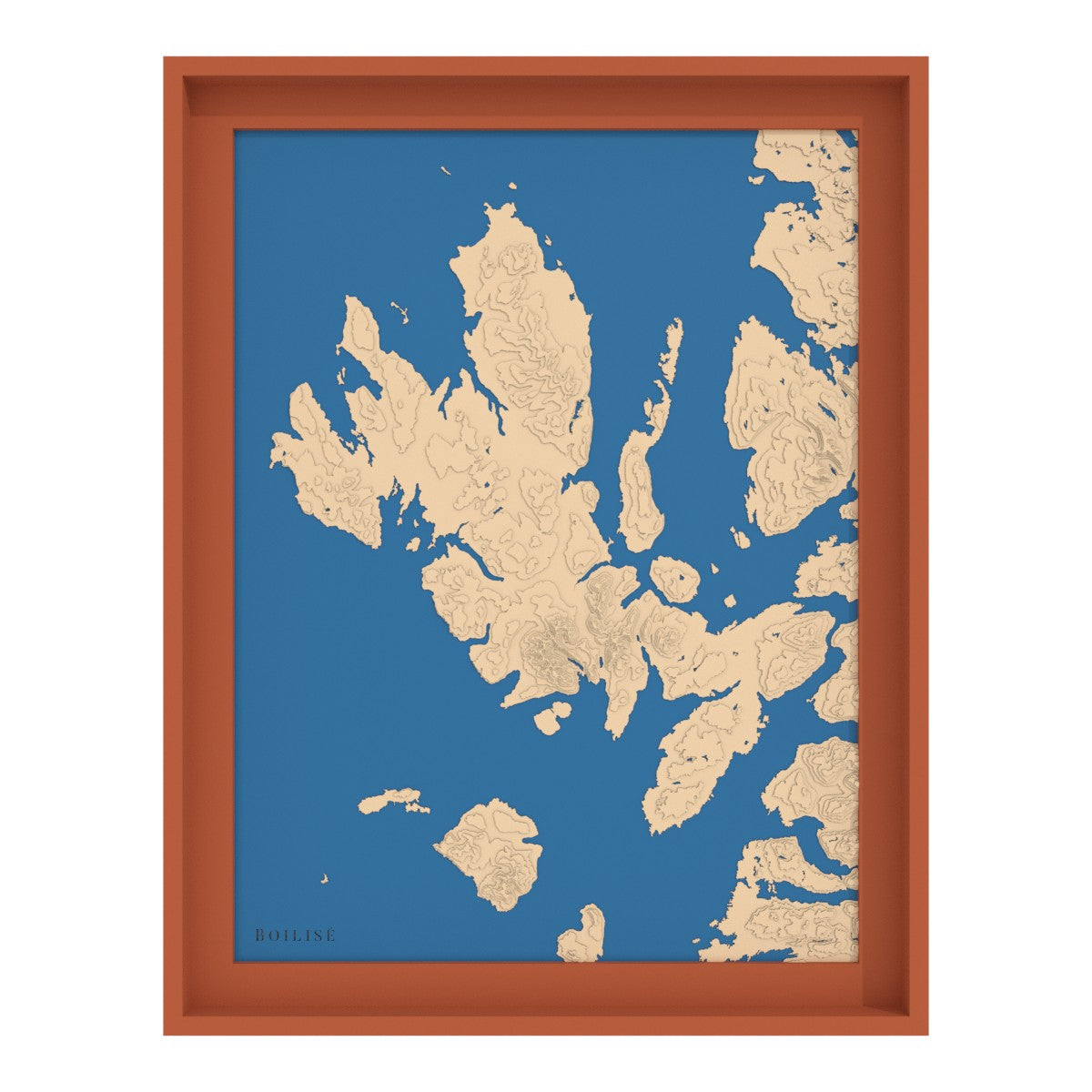 Carte de l'île de Skye