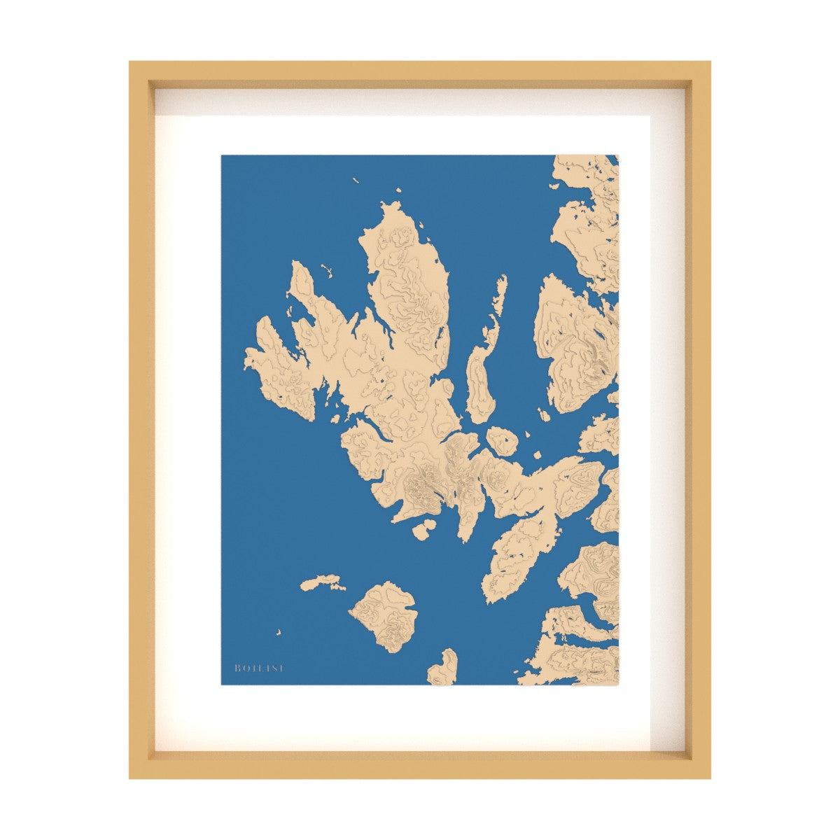 Carte de l'île de Skye