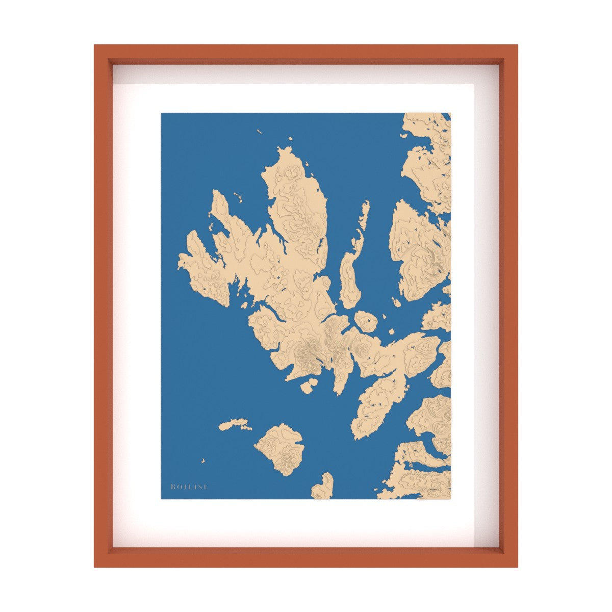 Carte de l'île de Skye