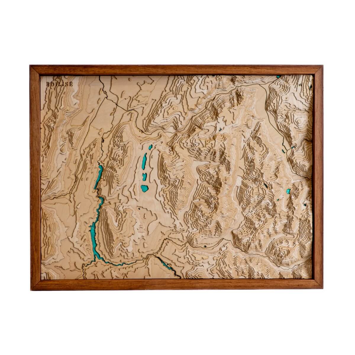 Le Massif du Taillefer en bois et en relief pour votre déco