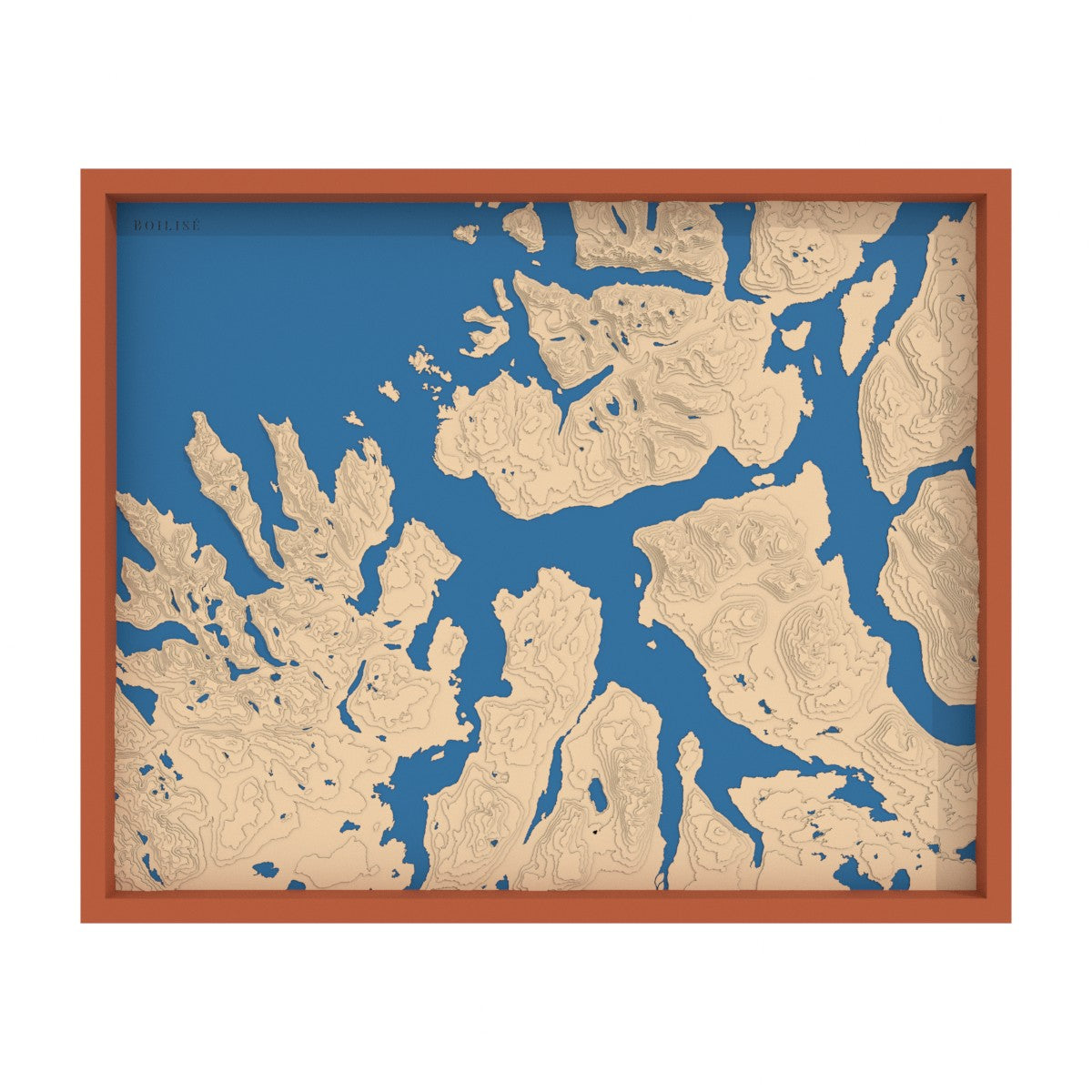 Carte du fjord de Malangen